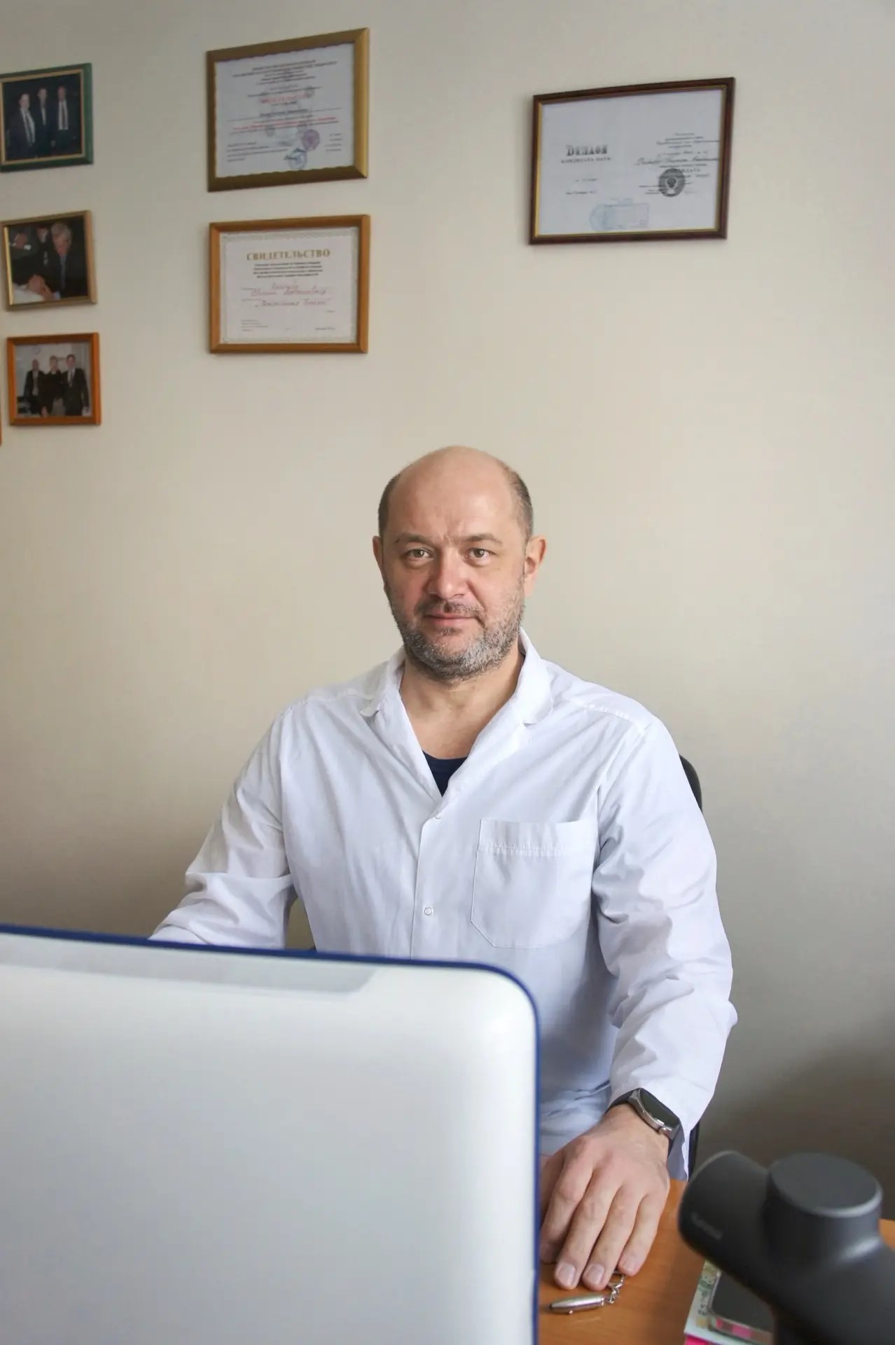 Дегтев Евгений Анатольевич на приёме